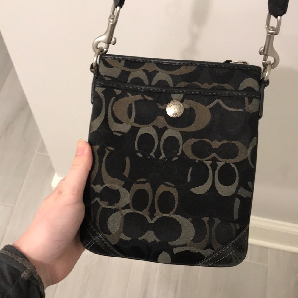 Coach crossbody purse.